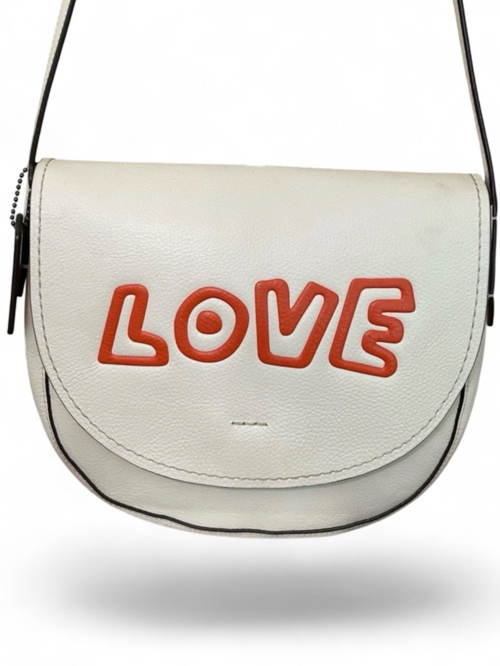 COACH X Keith Haring “Hudson” Grain Leather Crossbody Bag❤️